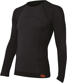 Breathable and Seamless Men's Work Shirt, Elastic T-Shirt with KW48 Antibacterial Technology, Guarantees Hygiene and Comfort, Men's Underwear Tight