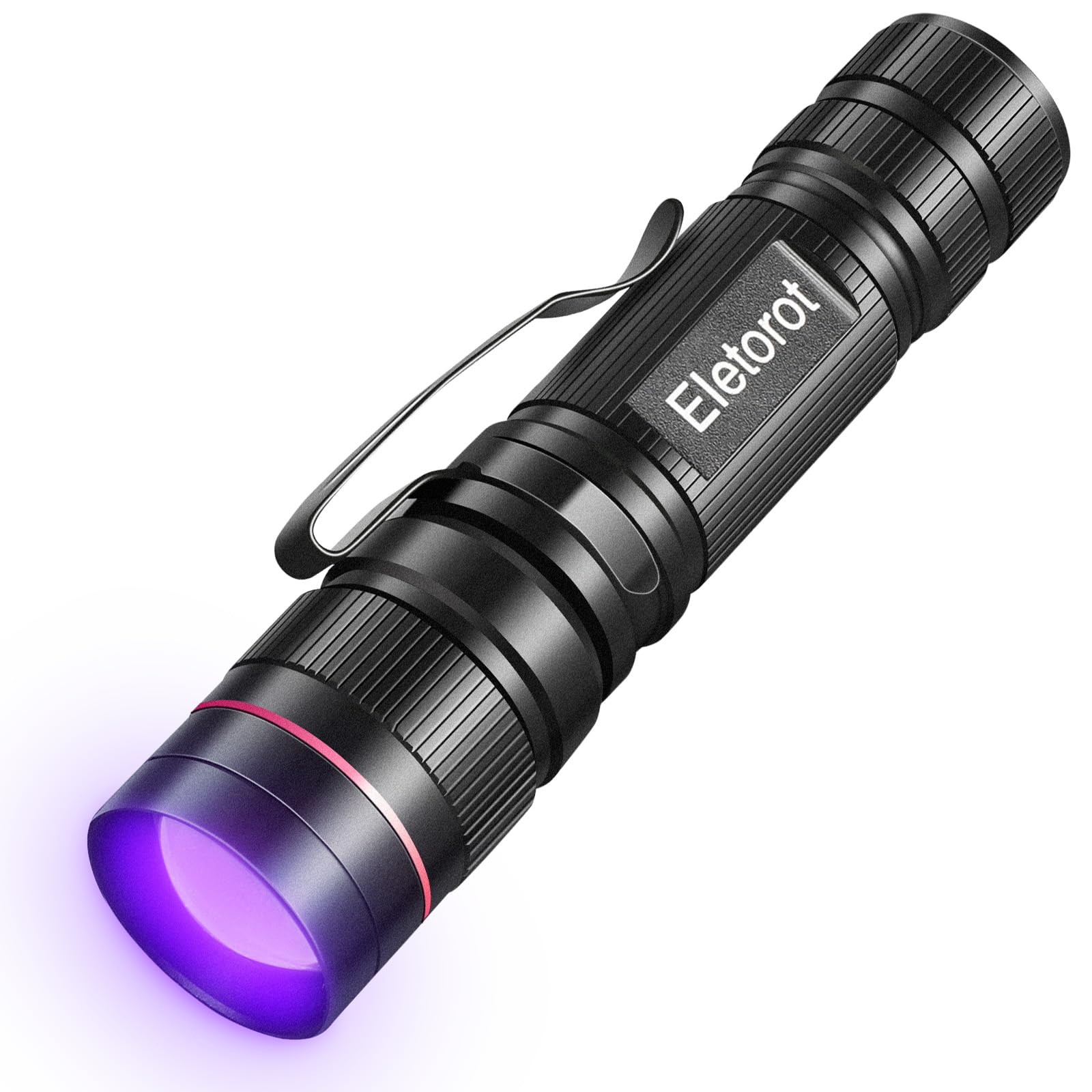 Eletorot UV Torch LED Black Light Flashlight Ultraviolet 395nm Light 3 Mode | Fi