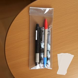 100 Pcs Plastic Clear Self Seal Storage Bags Organize Packing Trinkets Craft Supplies Jewelry Document Storage