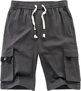 APTRO Men's Cargo Shorts Outdoor Summer Shorts Leisure Cotton Work Shorts