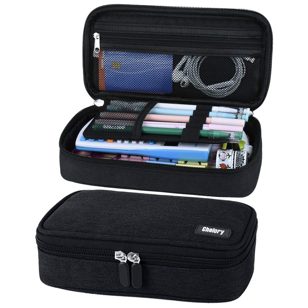 Chelory Large Capacity Pencil Case Big Pencil Bag High Storage Pen Case Pouch St