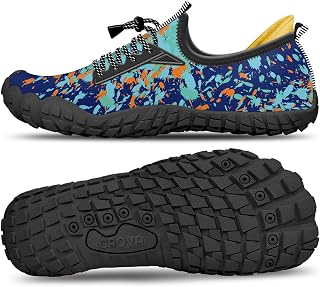 CROVA Kids Water Sports Shoes Ultra Light Totally Drainage Quick-Dry Aqua Socks Barefoot Slip-on for Boys Girls Toddler