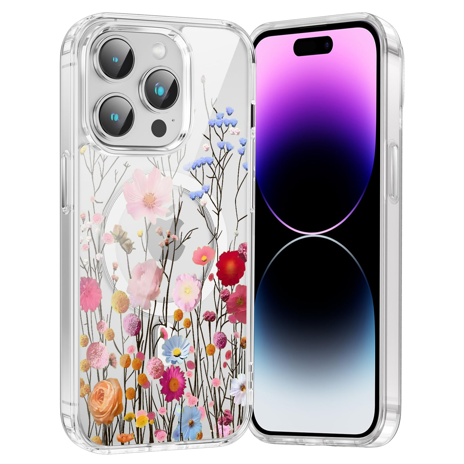 Saqmkil Magnetic Cover for iPhone 11 6.1 Inches, Compatible with MagSafe, Aesthe