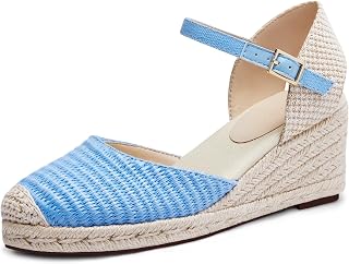 Coutgo Women's Platform Wedge Espadrilles Sandals