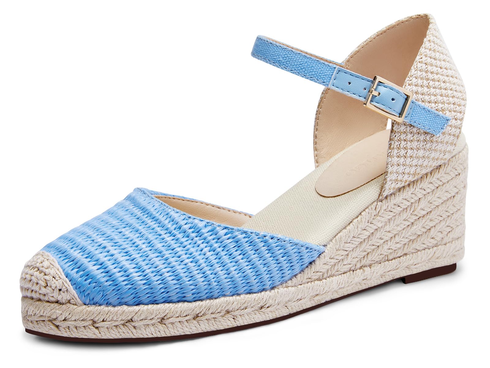 Coutgo Women's Platform Wedge Espadrilles Sandals