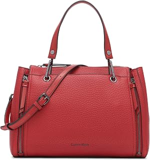 Calvin Klein Women's Bubble Lamb Organization Satchel Handbag