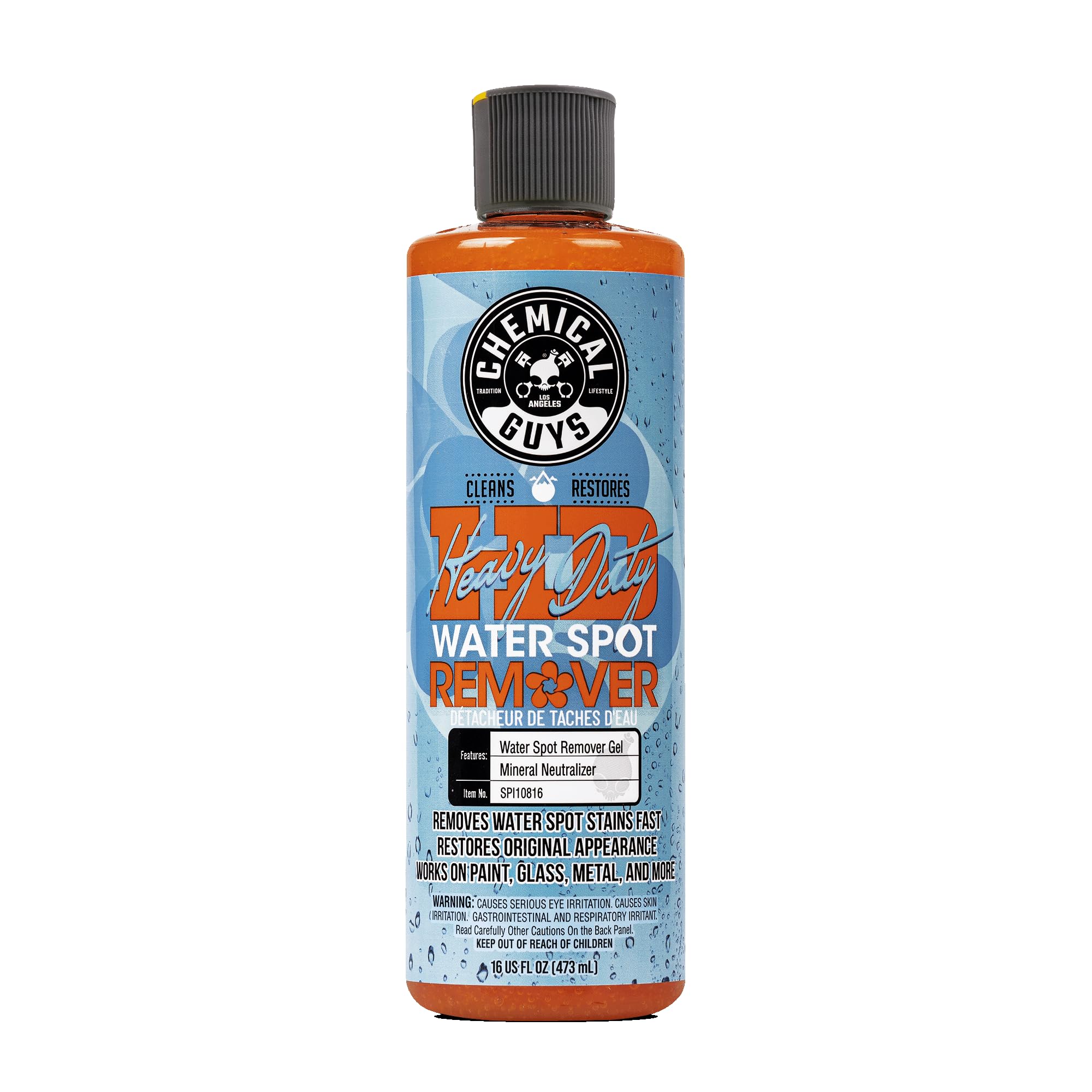 Chemical Guys, Heavy Duty Water Spot Remover Gel for Glass & Paint, 16 oz | Thic