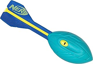 Nerf Vortex Aero Howler Neon Foam Ball, Classic Long-Distance Football, Flight-Optimizing Tail, Whistling Sound (Amazon Exclusive)