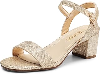 DREAM PAIRS Women's Heeled Dress Sandal