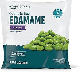 Amazon Grocery, Shelled Edamame, 12 Oz, Frozen (Previously Happy Belly, Packaging May Vary)
