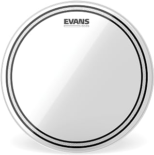 Evans EC2S Clear Tom Drum Head 16 Inch | Evans EC2S clear tom heads offer focused tone, controlled overtones, consistent attack and durable performance.