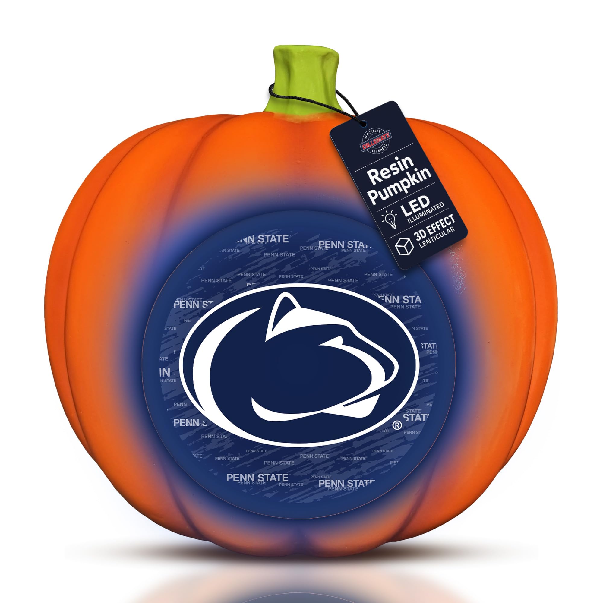 Sporticulture NCAA LED 3D Logo Resin Pumpkin Sports Décor | Officially licensed 