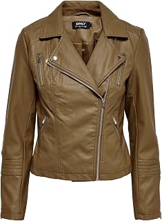 ONLY Faux Leather Jacket ONLGEMMA Faux Leather Jacket