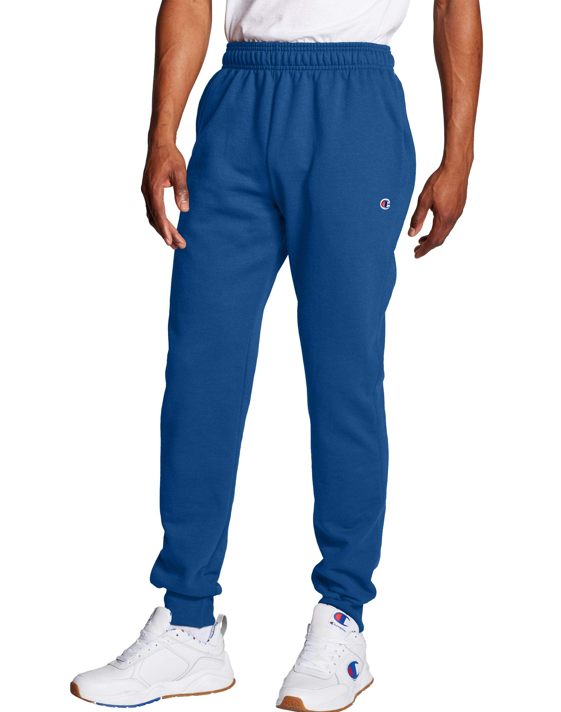 Champion - Fleece Sports Trousers, Cotton Sports Trousers for Men, Patch C, 31-3