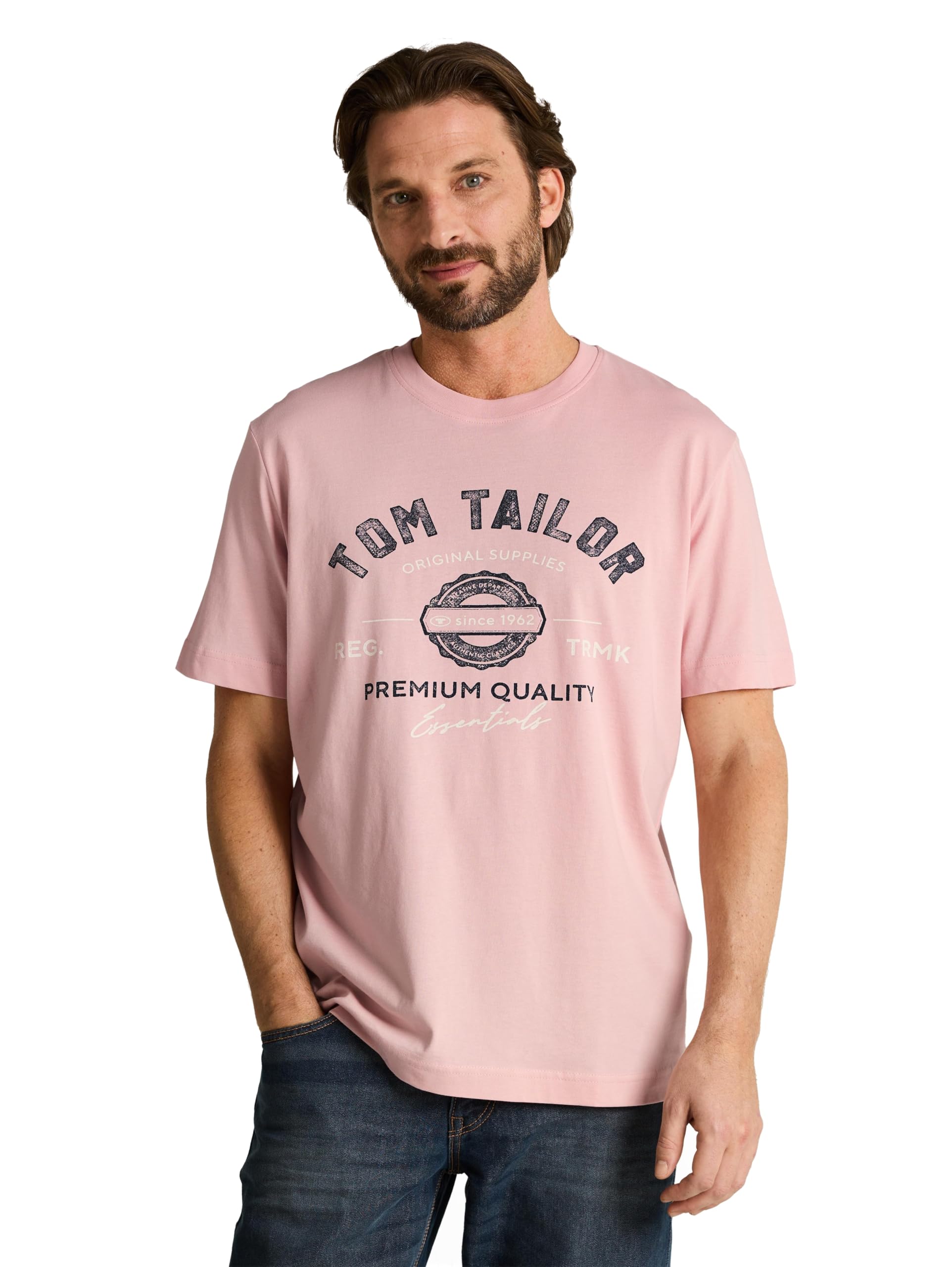 TOM TAILOR 1046798 Men's T-Shirt (Pack of 1)