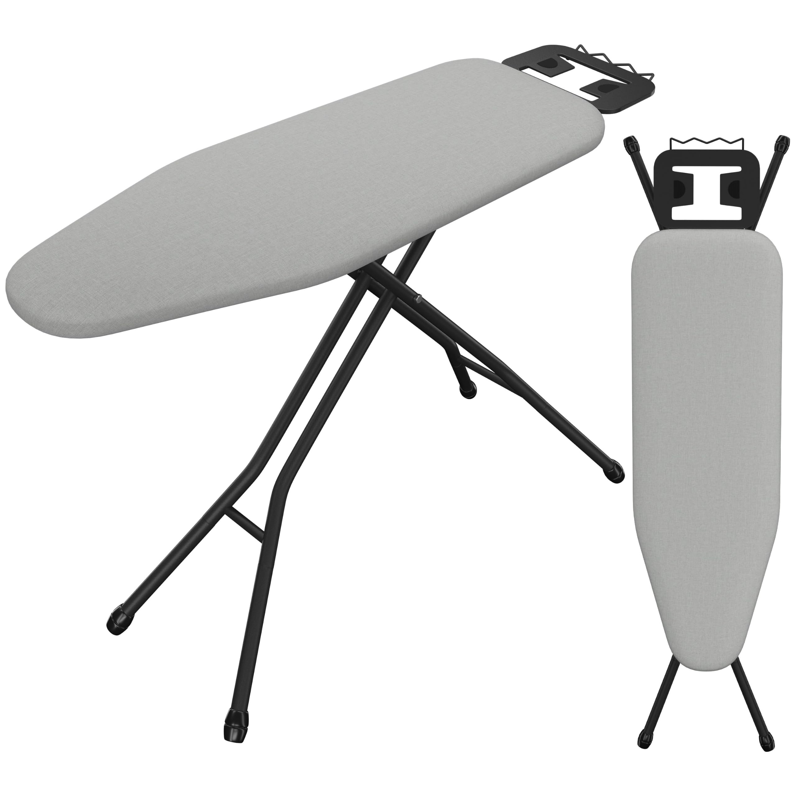 Yaheetech Ironing Board 43"x14" with Heavy Duty Iron Rest, Foldable, Gray | Full