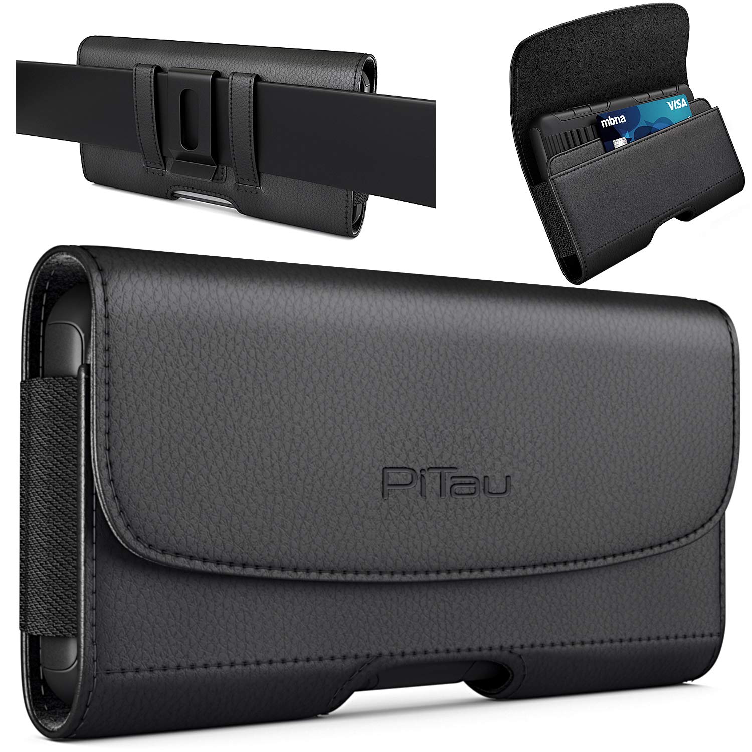 PiTau Belt Case for iPhone & Pro 17 16 15 14 13 12 11 Xs | Cellphone Holster Cli