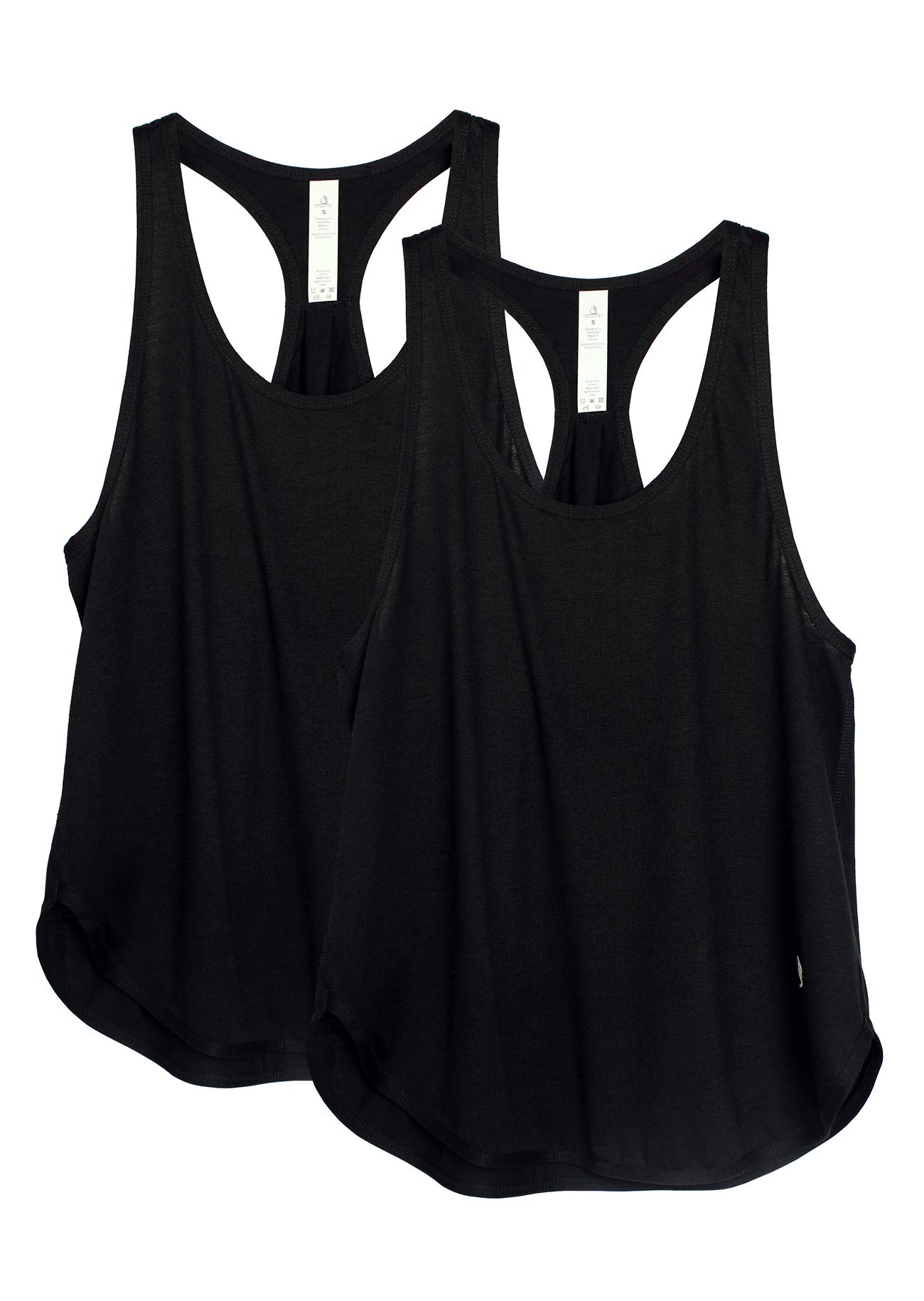 icyzone Women's Fitness Tank Top Racerback Sports Vest