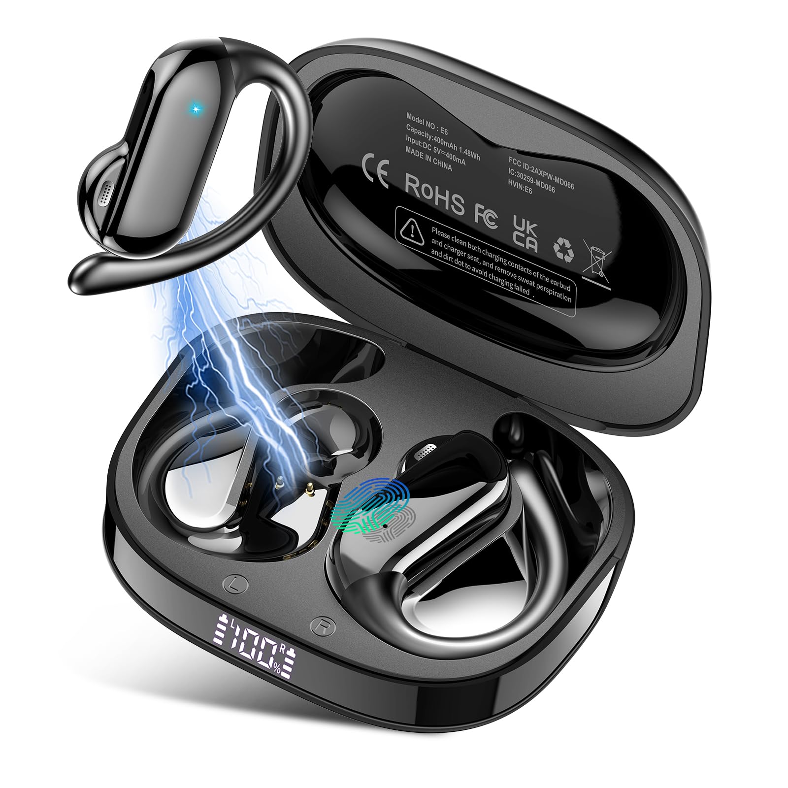 Ai Translation Earbuds Real Time,164 Languages Translator Earbuds | 6 Translatio