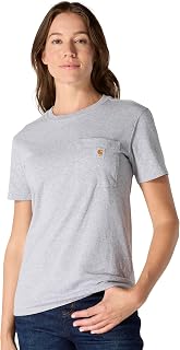 Carhartt Loose Fit Heavyweight Short-Sleeve Pocket T-Shirt (Also Available In Plus Sizes) Closeout Classic Women