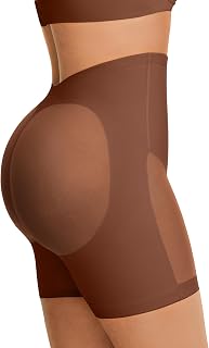 FeelinGirl Short gainant dos bas avec contrôle du ventre et culotte de levage des fesses