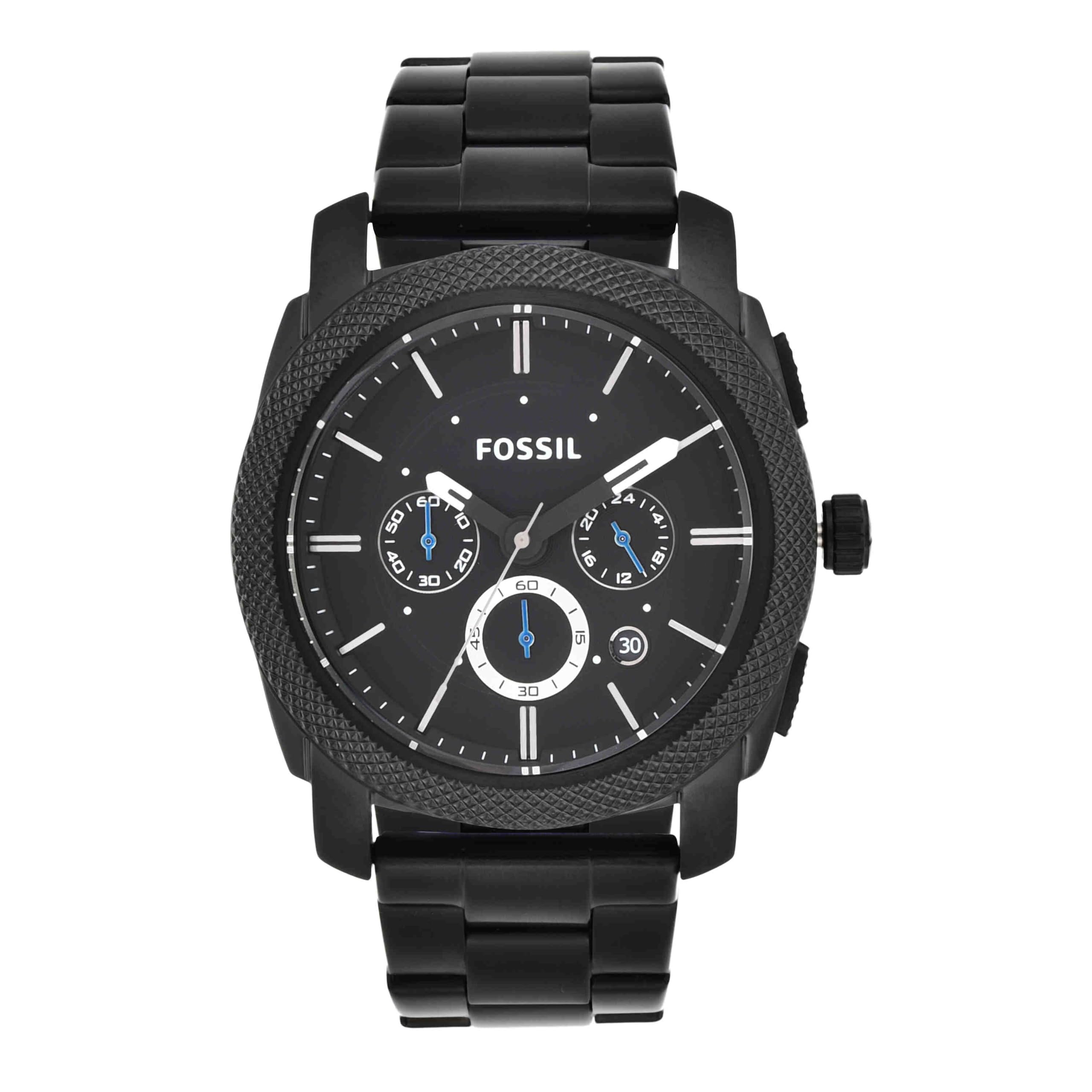 FOSSIL Machine Watch for Men, 45mm Quartz Chronograph Movement with Stainless St