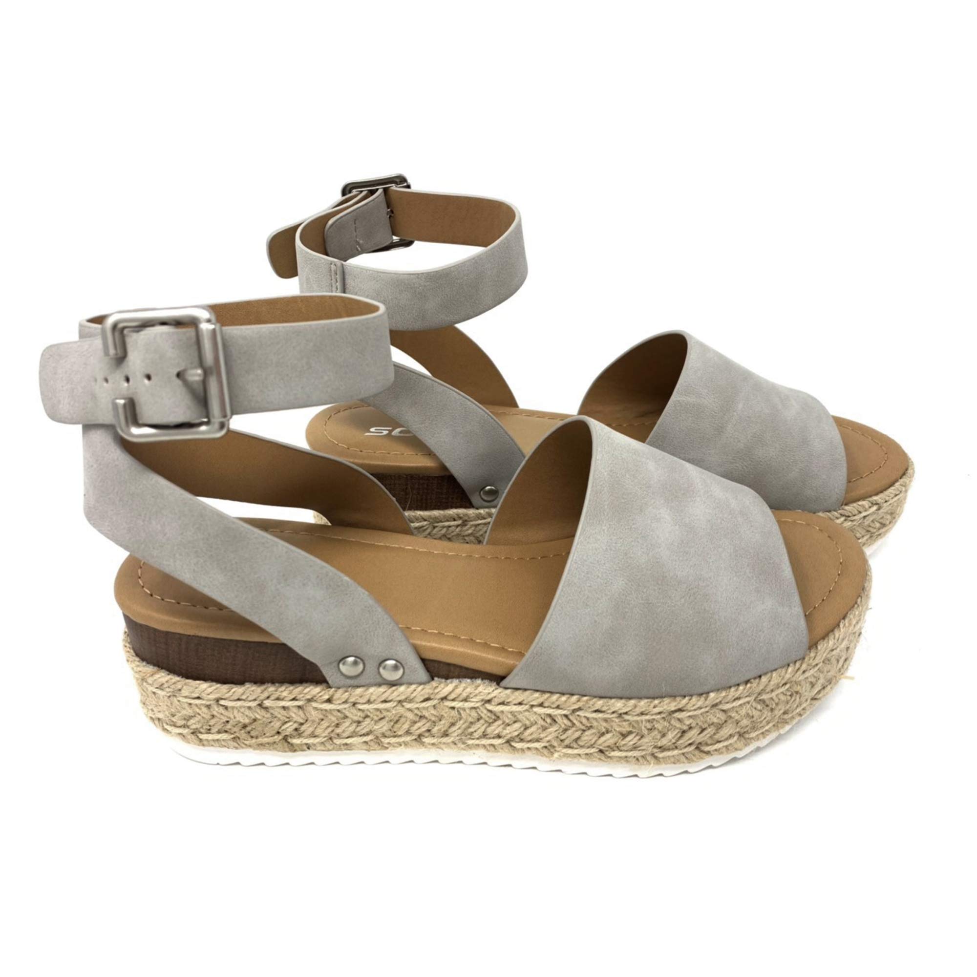 Soda Theme:, Women's Espadrilles Wedge Sandal