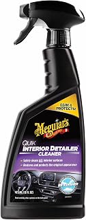 Meguiar's Quik Interior Detailer Cleaner, 473 ml | Protects Interior Surfaces From Dirt, Grime, and UV Rays with a Lasting Finish - G13616EU