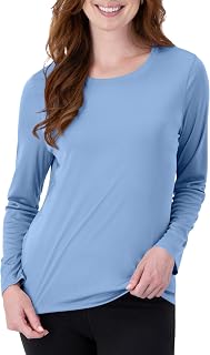 Hanes Women's Sport Cool Dri Long Sleeve Crewneck T-Shirt, Moisture-Wicking Performance Tee