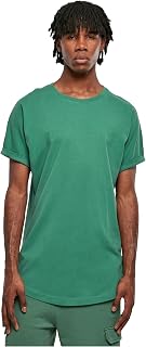 URBAN CLASSICS Men's Short Sleeve T-Shirt Long Tee Relaxed Look Cotton Round Neck Various Colours Available Sizes XS - 5XL