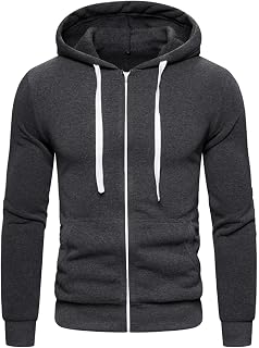 True Face Men's Hoodie Classic | Comfortable Zip-Up Hooded Top | Long Sleeve Jacket with Ribbed Cuff | Ideal Weekend Wear