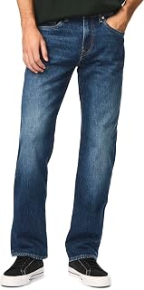 Buffalo David Bitton Mens Relaxed Straight Leg Driven Jean