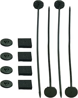 Derale 13001 Insta-Mount Rods/Pads-Plastic Nylon Cooler Mounting Kit