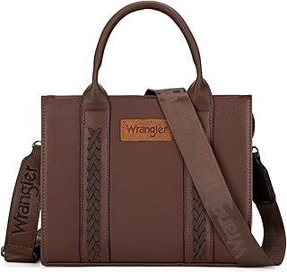 Wrangler Tote Bags for Women Top-handle Handbags and Purse for Women with Adjustable Strap