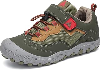 Mishansha Boys Girls Hiking Shoes Kids Low Top Sneakers