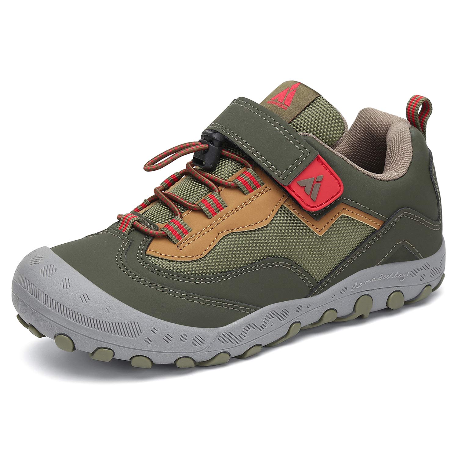 Mishansha Boys Girls Hiking Shoes Kids Low Top Sneakers