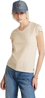 G-Star Eyben Women's Slim V-Neck Top 2.0 T-Shirt (Pack of 1)