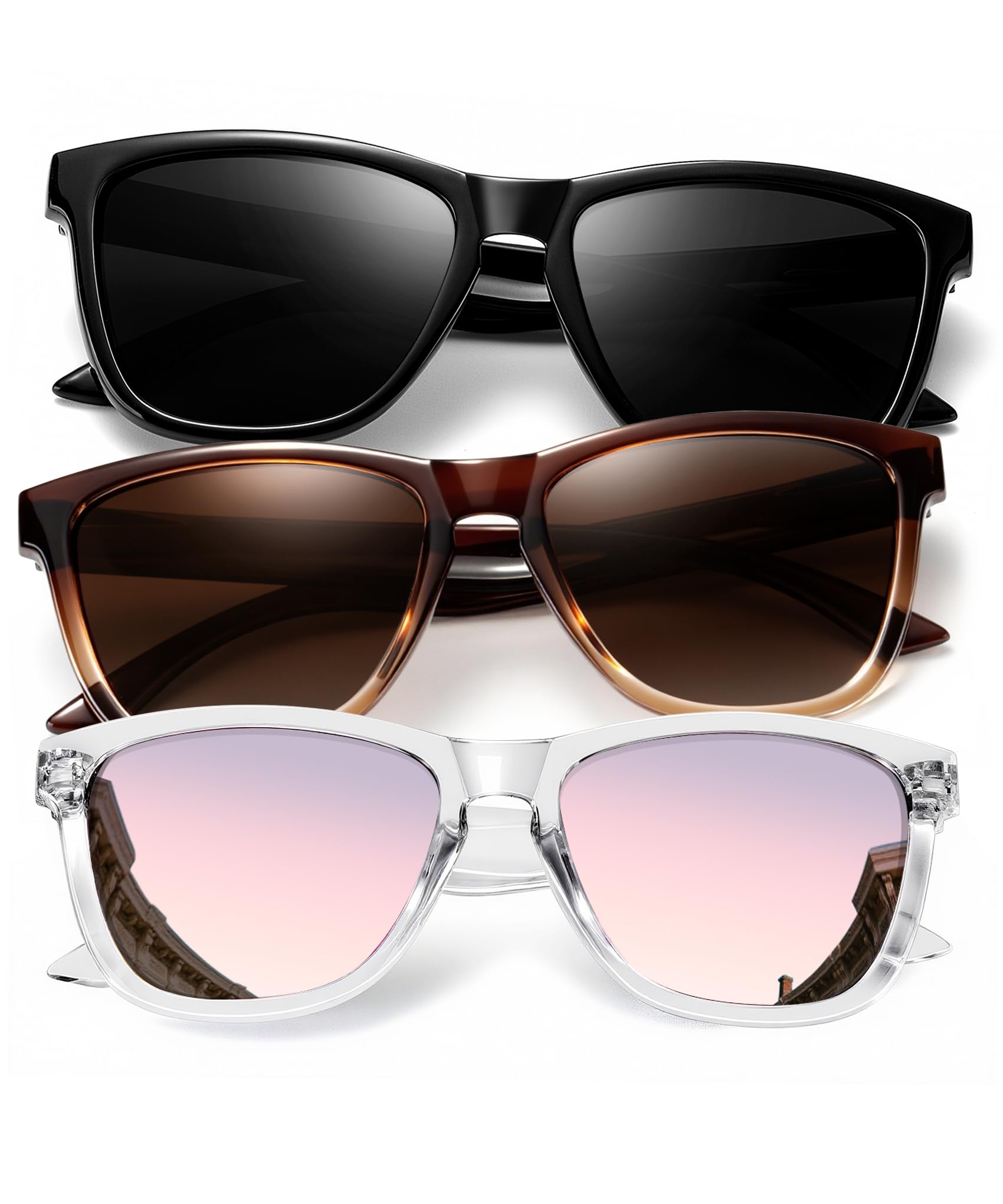 KALIYADI Womens-Sunglasses Polarized Sunglasses-Womens Trendy: Retro Sun Glasses