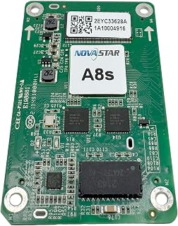 Novastar A8s LED Receiving Card – 512x384 Resolution, HDR10 & HLG, Low Latency, 3D, PWM & Regular IC Support – LED Display Controller for Outdoor/Indoor LED Screens – EMC Class B, RoHS