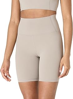 Amazon Essentials FormFlex Ultra Soft Active Cycling Shorts with Pockets, High Waist
