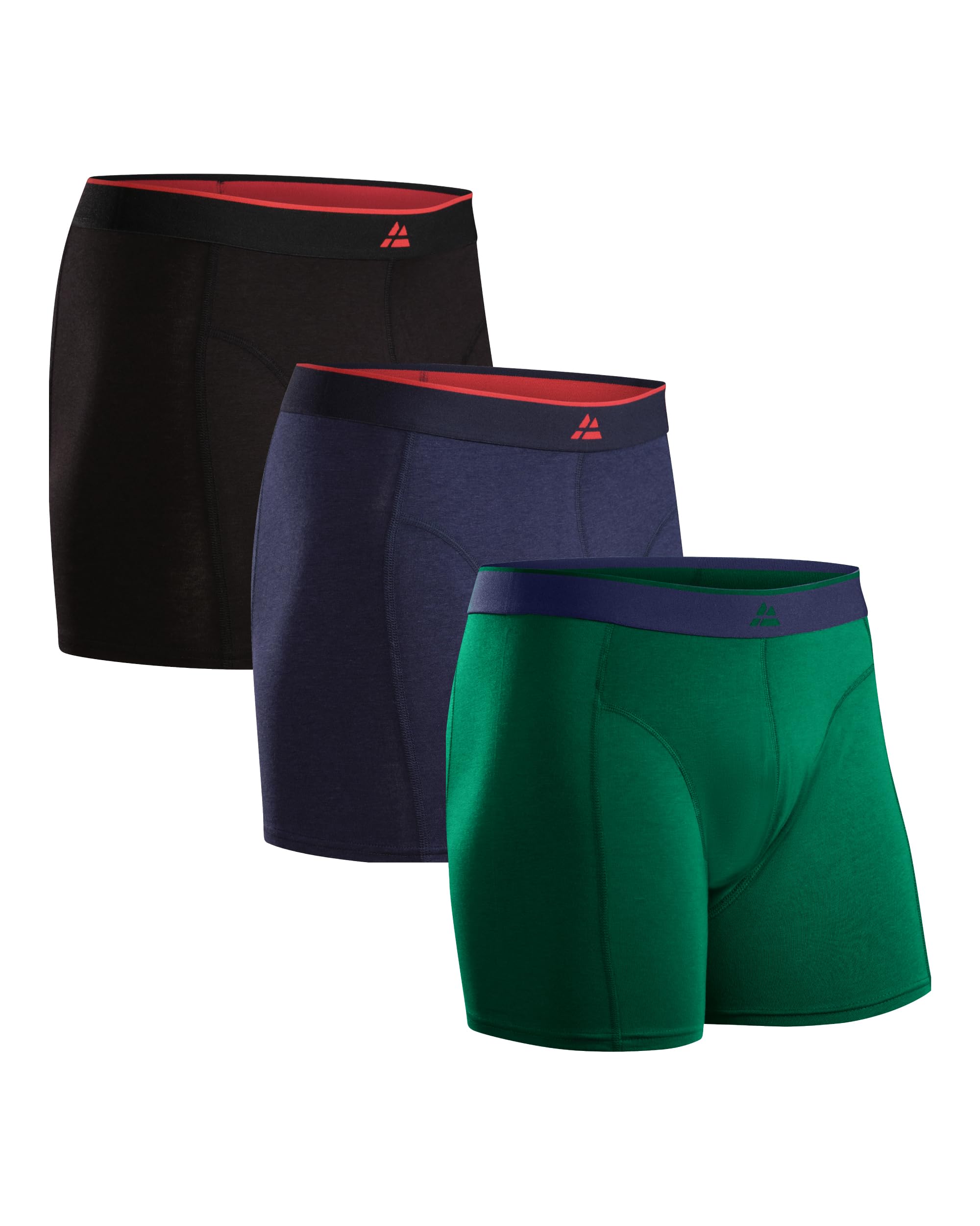 DANISH ENDURANCE Bamboo Boxer Shorts for Men, Breathable Underwear, Soft Antibac