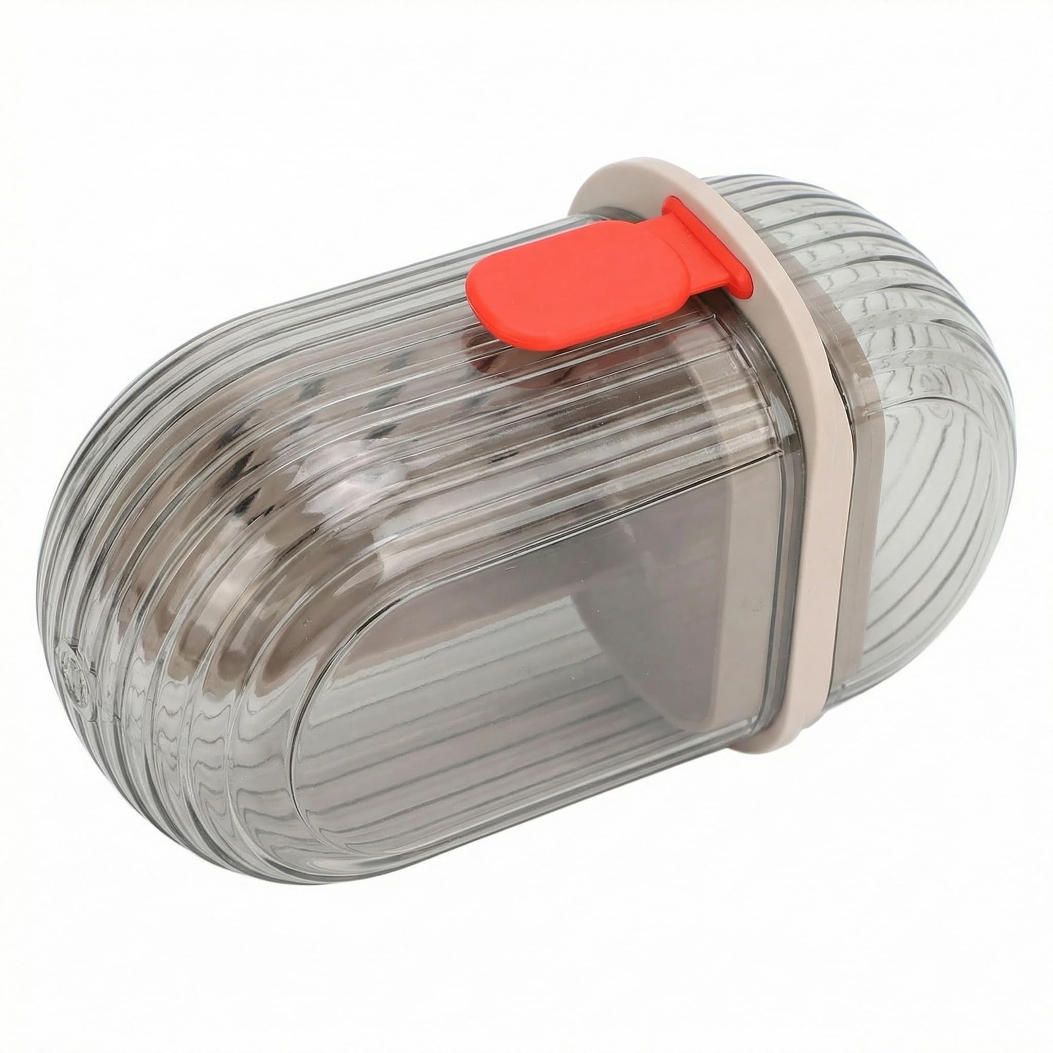 Travel Soap Dish Leakproof Portable Soap Dish with Lid Draining Tray for Travel,