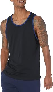 Amazon Essentials Men's Regular-Fit Sleeveless Tank Top, 100% Cotton