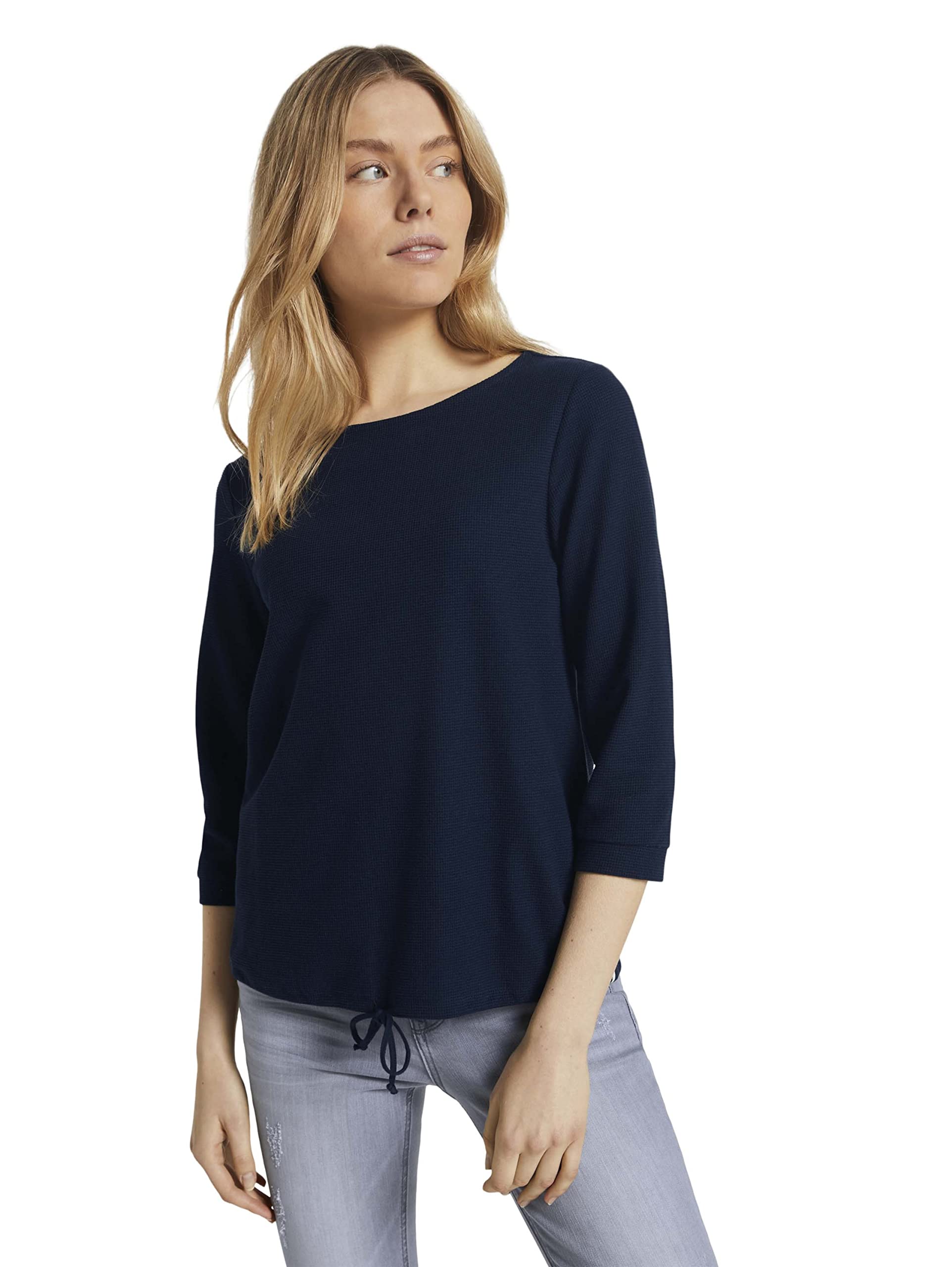 TOM TAILOR T-Shirt Women's with Tie Detail
