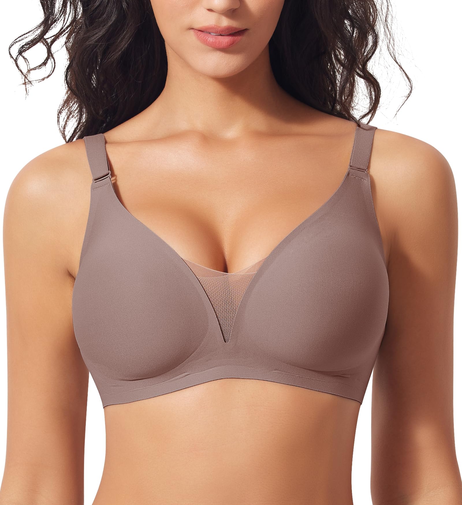 Ganado Fashionable Mesh Bra, Women's Seamless Bra without Underwire, Comfortable