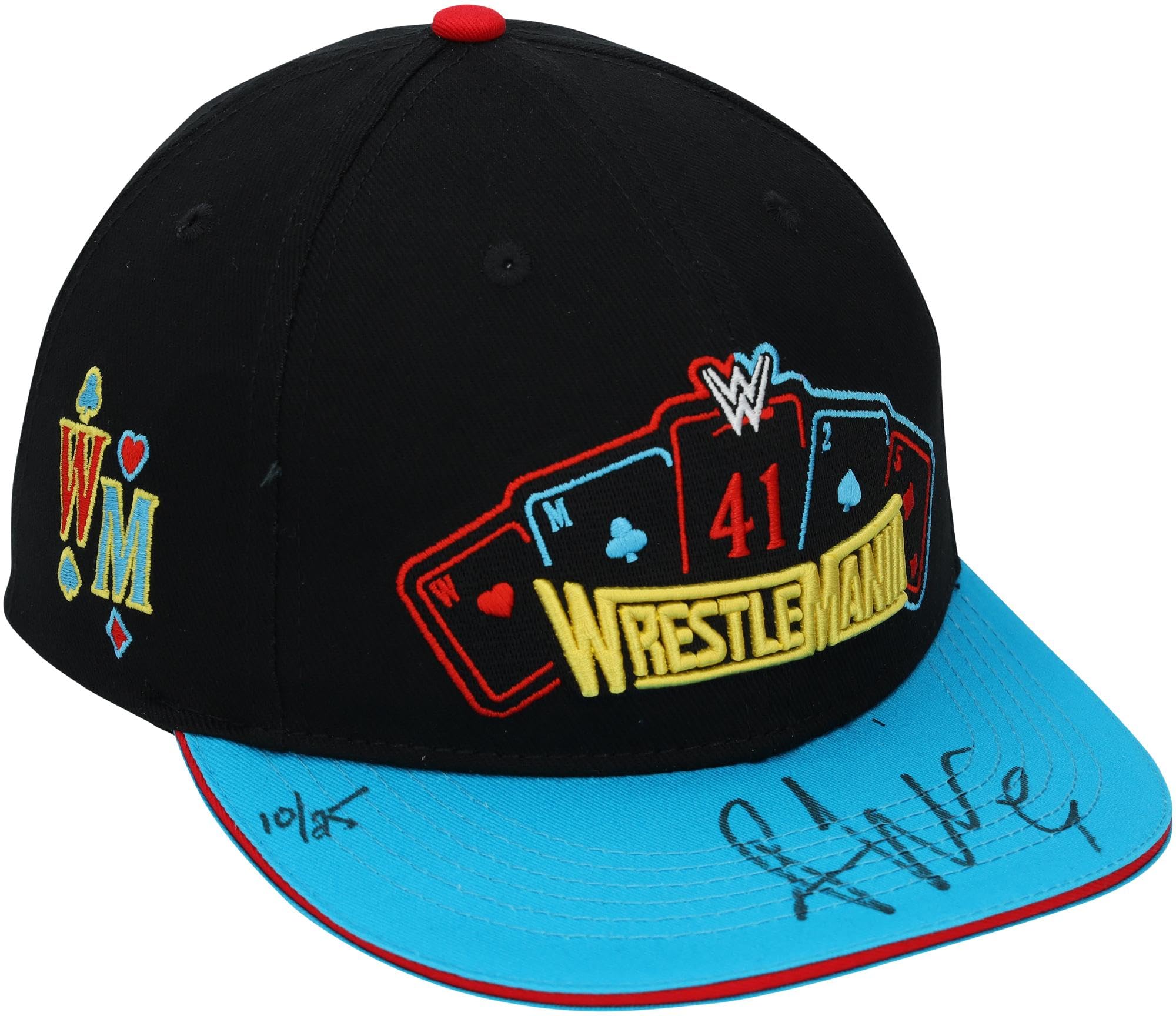 Rhea Ripley WWE Autographed WrestleMania 41 Brim Snapback Cap - Limited Edition 