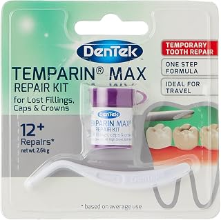 DenTek Temparin Max Advanced Dental Repair Kit, 13+ Repairs