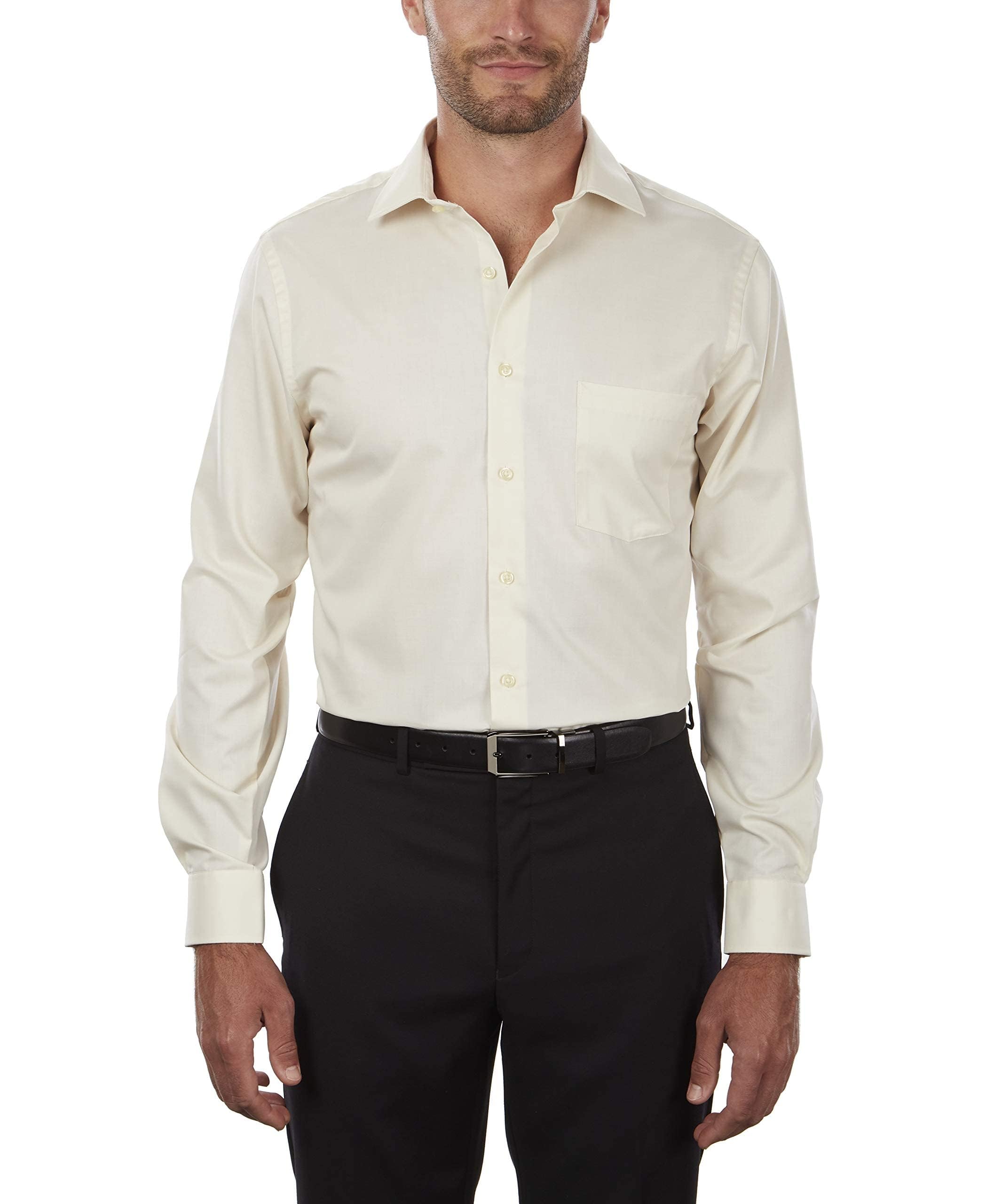 Van Heusen Herren Tall Fit Dress Shirt Flex Collar Stretch Solid (Big and Tall) 