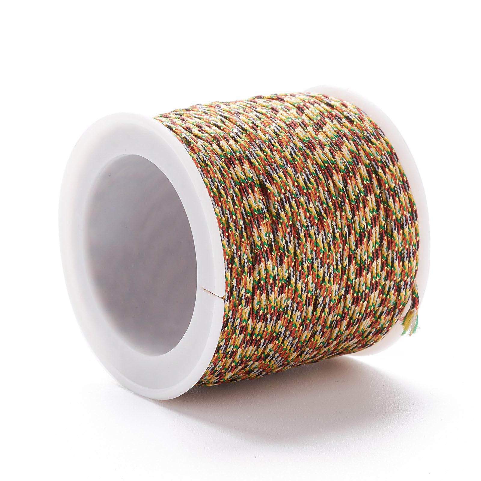 100 Yards 0.8mm Nylon Bead Cord Chinese Knotting Cords Rattle Tail Macrame Yarn 