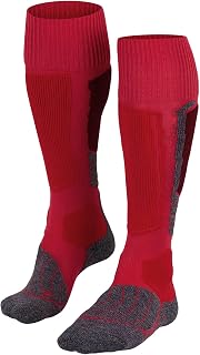 FALKE Men's SK1 Ski Socks Extra-Strong Cushioning With Shin Padding Anti Blister Thick Warm Breathable Quick-Drying Climate-Regulating Odour-Neutralising Wool Functional Yarn 1 Pair